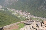 Un'immagine panoramica di Cantoira (Torino), nelle Valli di Lanzo, ove è in programma l'incontro del 9 giugno