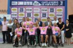 Le Maglie Rosa maschili del Giro di Handbike, dopo la tappa di Castions di Zoppola