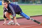 La bergamasca Martina Caironi, campionessa mondiale e paralimpica dell'atletica leggera