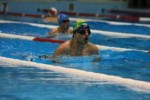 Una gara dei Mondiali di Nuoto DSISO, disputatisi a Loano (Savona)