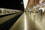 Una stazione della metropolitana di Roma