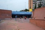 La stazione della metropolitana di Rebibbia a Roma