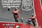 La copertina del calendario "Route 2014 - Il viaggio continua"