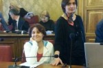 Gabriella Battaglia e Sonia Passalacqua, rispettivamente ospite e operatrice del Centro Diurno dell'ANFFAS Ragusa, hanno esposto i punti salienti della Convenzione ONU, presso la Sala Consiliare della città siciliana