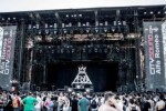 Il palco della rassegna musicale "Milano City Sound 2014", all'Ippodromo del Galoppo del capoluogo lombardo