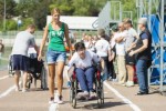 Un'immagine della bella giornata di sport vissuta a Cles (Trento) (foto di Stefano Springhetti)