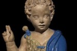 Particolare del "San Giovannino Benedicente" di Giovanni della Robbia (1489 circa), una delle splendide opere rinascimentali in mostra fino al 4 ottobre al Museo Omero di Ancona