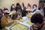 Nel laboratorio del "Tortellante"...