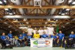 La Nazionale Italiana di wheelchair hockey che ha vinto la medaglia d'argento ai Campionati Europei in Olanda (©Photo Studio - PS)