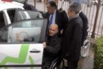 La presentazione a Palermo di uno dei veicoli destinati al car sharing accessibile, alla presenza del sindaco della città Leoluca Orlando