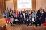 Foto di gruppo per la consegna del "Premio Club Service 2017" all'ANFFAS di Bassano del Grappa