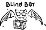 Il simpatico logo dell'Associazione Blind Bat di Forlì ("Blind Bat" significa appunto "Pipistrello cieco")