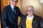 Il sindaco di Caserta Carlo Marino (a sinistra) con Vitaliano Ferrajolo, nominato disability manager del Comune della città campana