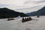 Un'immagine della regata dello scorso anno sul Danubio