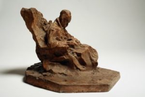 Medardo Rosso, "Malato all'ospedale", circa 1889