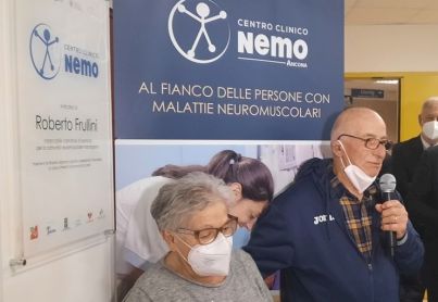 Intitolazione a Roberto Frullini del Centro Clinico NEMO di Ancona