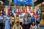 La delegazione dei giovani dell'EDF e del progetto "Ascend Citi", che ha partecipato all'Evento Europeo dei Giovani a Strasburgo