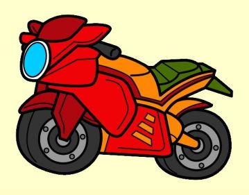 Disegno di motocicletta