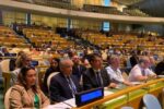 La delegazione italiana alla 16^ Conferenza Annuale degli Stati Parti della Convenzione ONU sui Diritti delle Persone con Disabilità, con la ministra per le Disabilità Alessandra Locatelli (a sinistra)