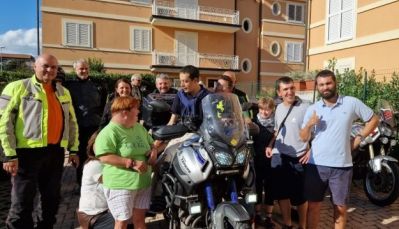 Biker alla "Casa di Mario" a Orbetello, settembre 2023