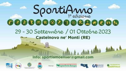 "SportiAmo", ENS Emilia Romagna, 29 settembre-1° ottobre 2023