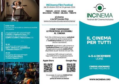 INCinema, Udine,, 4-6-dicembre 2023