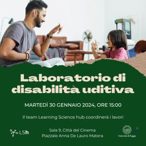 Università Foggia, laboratorio disabilità uditive, 30 gennaio 2024