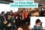 Un'elaborazione grafica curata dall'ANFFAS a Pescara, con l'immagine degli Autorappresentanti di tutte le ANFFAS dell'Abruzzo, insieme alla ministra per le Disabilità Locatelli