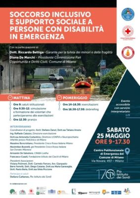 Milano, soccorso inclusivo, 25 maggio 2024