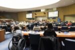 Un'immagine della la 16^ Sessione della Conferenza degli Stati Parte della Convenzione ONU sui Diritti delle Persone con Disabilità, tenutasi lo scorso anno a New York