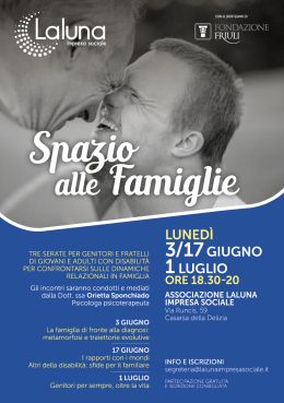 Laluna, "Spazio alle famiglie", giugno-luglio 2024