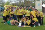 Un gruppo di partecipanti al progetto "Tukiki: diamo insieme un calcio alla disabilità"