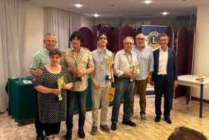 Foto di gruppo per i giocatori giunti sul podio dei Campionati di Rosolina Mare