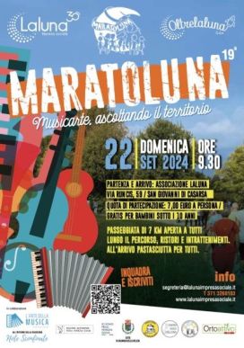 Maratoluna 2024, 22 settembre