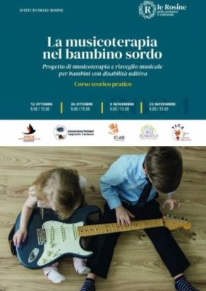 Corso muscioterapia bambini sordi, Torino, ottobre-novembre 2024