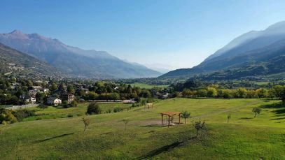 Piana di Aosta vista da Aymavilles (©bobine.tv)