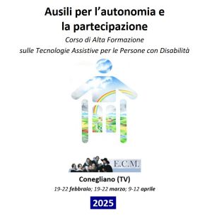 Corso tecnologie assistive, febbraio-aprile 2025, La Nostra Famiglia Conegliano (Treviso)