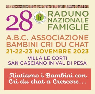 Raduno ABC Cri du chat, 21-23 novembre 2024