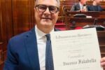 Vincenzo Falabella subito dopo la nomina a Cavaliere della Repubblica