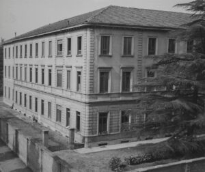 La sede della sezione maschile del Pio Istituto dei Sordi di Milano