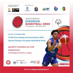 Basket Special Olympics novembre-dicembre 2024