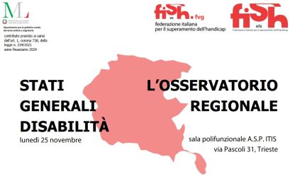 Stati Generali della Disabilità nel Friuli Venezia Giulia, 25 novembre 2024