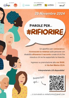 Torino, Parole per rifiroire, 25 novembre 2024