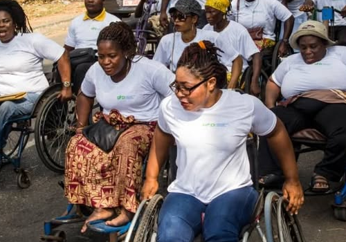 Immagine tratta dalla pagina Facebook della Federazione delle Organizzazioni per la Disabilità del Ghana