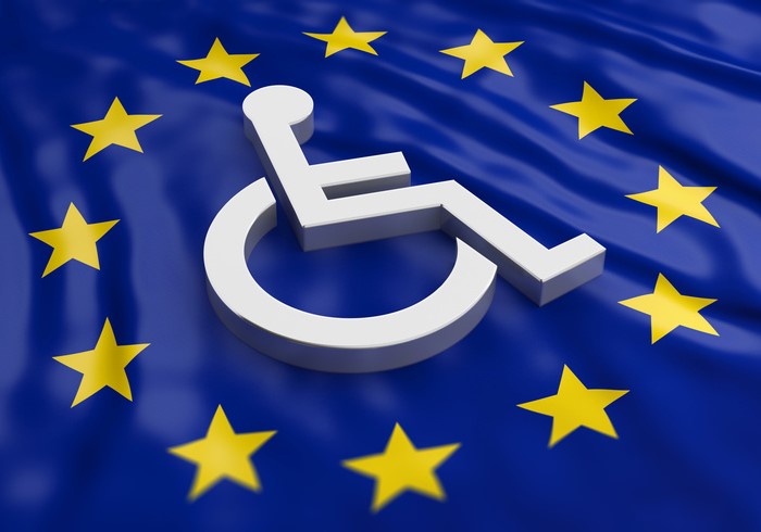 Realizzazione grafica sulla disabilità in Europa