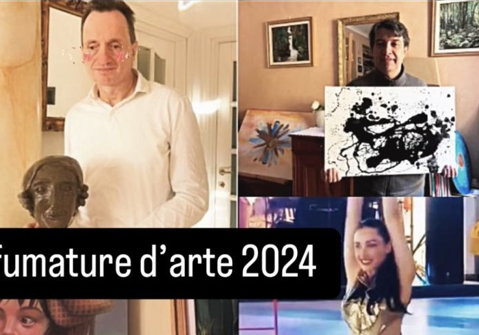 Alcuni tra i protagonisti di "Sfumature d'arte"