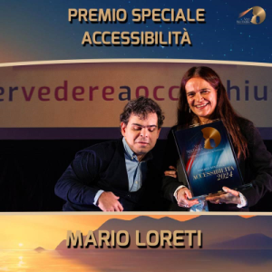 Premiazione di Mario Loreti al Festival del Doppiaggio "Voci nell'Ombra", dicembre 2024