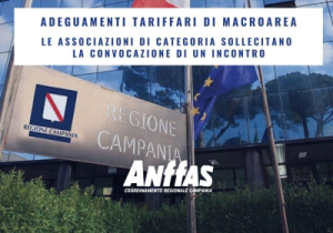 La realizzazione grafica curata dall'ANFFAS Campania per la richiesta di incontro alla propria Regione