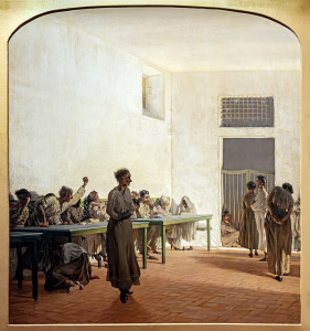 Telemaco Signorini, “La sala delle agitate nell'ospizio di San Bonifacio”, noto anche come “La sala delle agitate al San Bonifazio in Firenze”, 1865