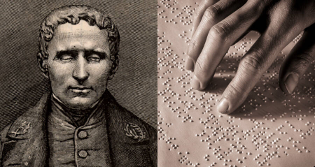 Louis Braille e lettura con il Braille